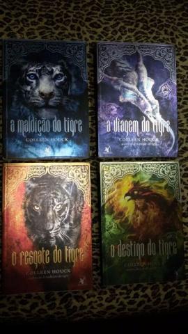 4 Livros da coleção "A Maldição do Tigre"