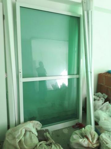 Porta de vidro verde para varanda Sem Uso