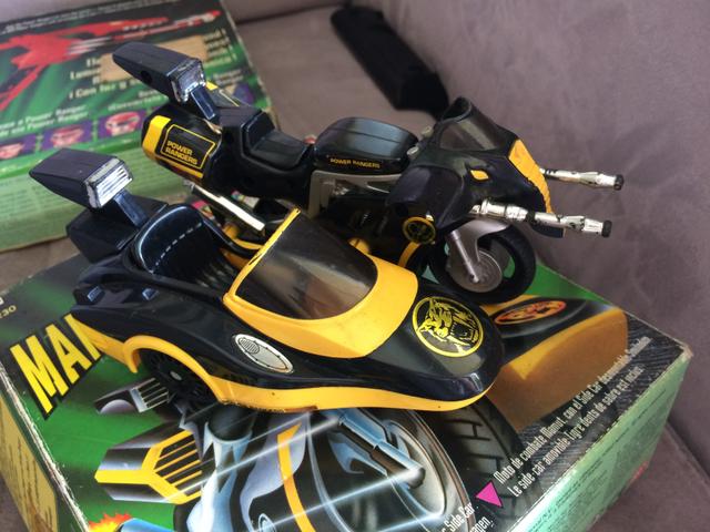 Moto e Carro Power Ranger - raro -