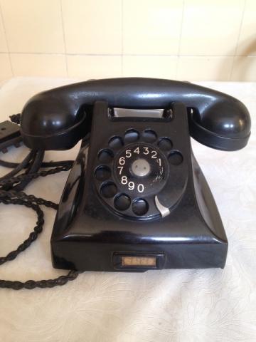 Telefone antigo preto original