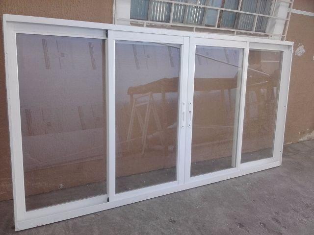 Torro janela 4 folhas de aluminio branco semi nova completa