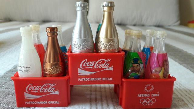 Coleção Garrafinhas Coca Cola olimpíadas de Atenas 