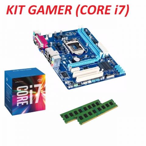 Kit Gamer (Placa Mãe + Processador Core i7 + 8Gb ddr3)