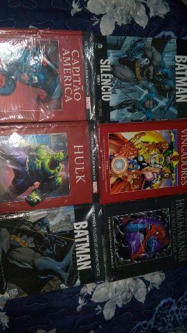 Livros de colecionador da e Marvel e da ADC Gibi