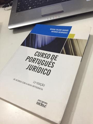 Livro CURSO DE PORTUGUÊS JURÍDICO