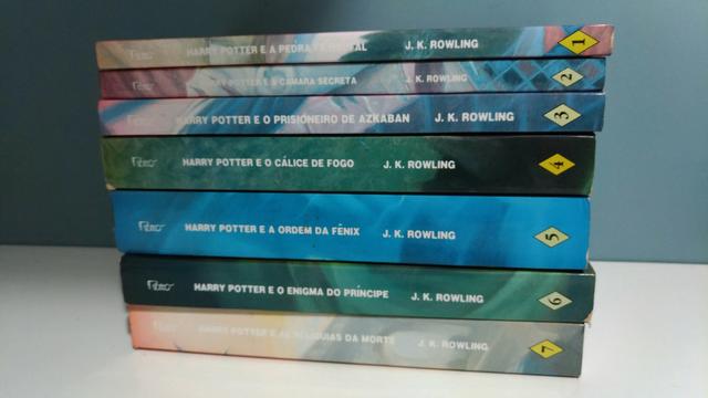 Série de livros Harry Potter vol. 1 ao 7