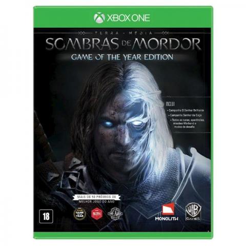 Sombras de Mordor Ediçao do ano Xbox one