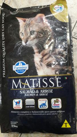 Matisse gatos salmão 7,5kg adultos