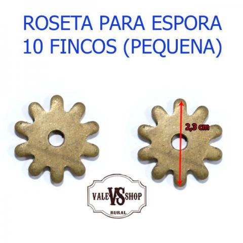 Roseta Avulsa Para Espora (par), 10 Fincos Pequena