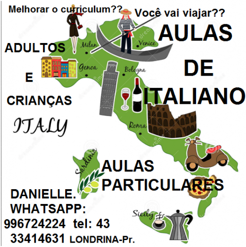 Aulas de Italiano e Espanhol