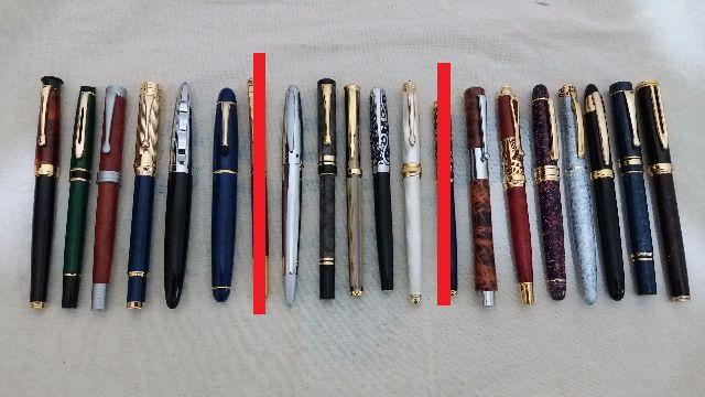 Lote 18 canetas tinteiro de colecionador