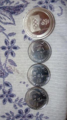 Lote 4 moedas