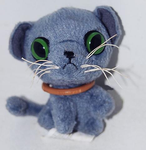 Miniatura Pelúcia Gato Russian Blue The Cats Coleção
