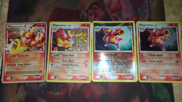 Pokémon - Coleção Magmortar Lv.X - 16 Cards