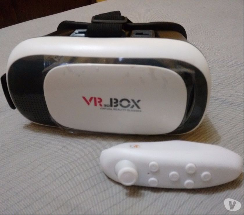 Óculos VR Box 3D Google Cardboard + Controle Bluetooth
