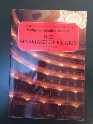 Livro de partituras completo da Ópera The Marriage of
