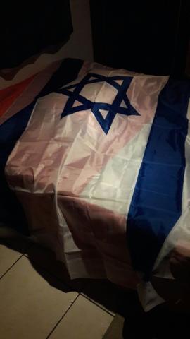 Bandeira Israel Grande vinda Israel.
