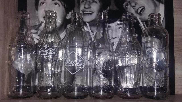 Coleção Coca Cola 6 peças Primeiros modelos