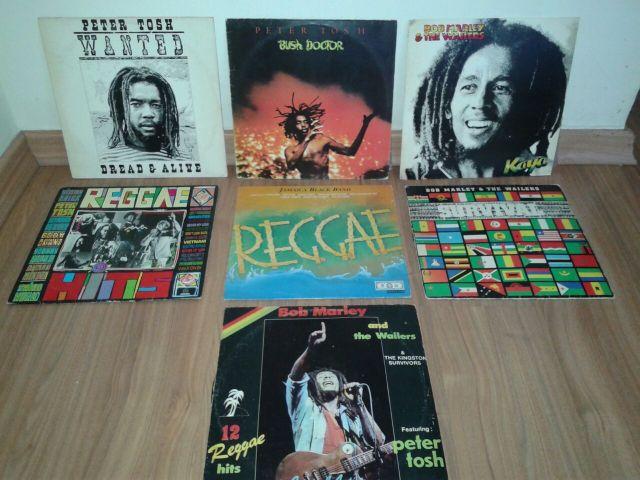 Lp Vinil Bob Marley e Peter Tosh (lote com 07 discos)