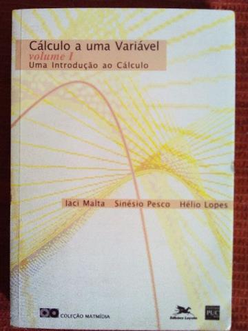 Cálculo a uma variável - volume 1 (livro)