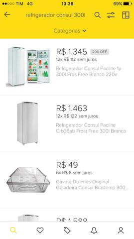 Refrigerador Consul facilite