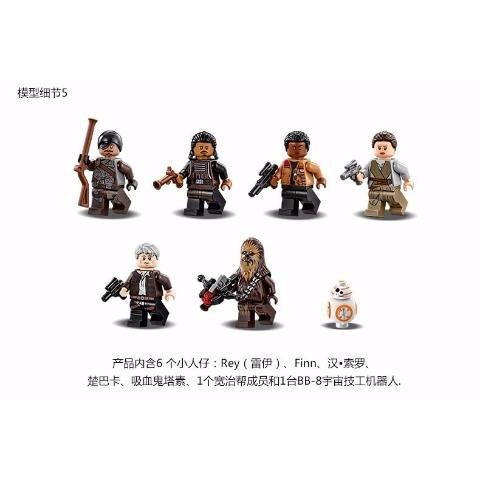 Star Wars Nave Millenium Falcon Nave do Han Solo Chewbacca