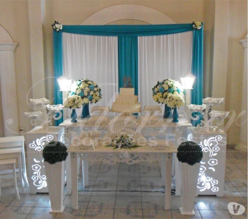Aluguel Decoração de Casamento Completa Azul Tiffany