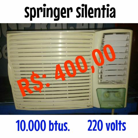 Ar condicionado springer silentia 220v  btus