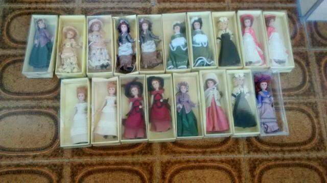 Coleção de boneca miniatura