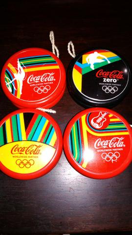 Coleção completa Ioiôs da Coca Cola Olimpíadas de 