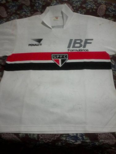 Camisa original do São Paulo autografada Libertadores 92