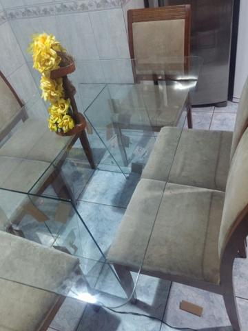 Mesa de vidro temperado