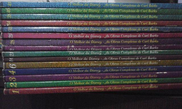 Volumes das Obras Completas de Carl Barks em bom estado