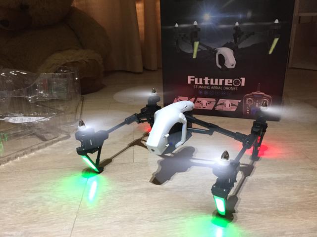 Drone inspire future q333b com apenas 2 voos 2.4 ghz Wi-Fi