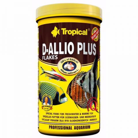 Ração Tropical D-Allio Plus Flakes 20g