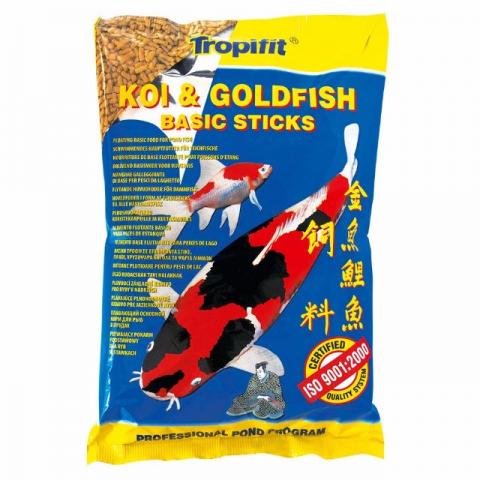 Ração Tropical Koi & Goldfish Basic Sticks 400g