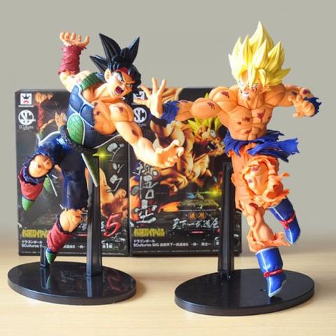 Action Figure Goku Super Sayajin e Goku Bardock Banpresto 25