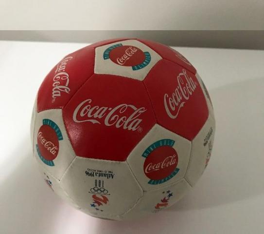Bola de Futebol Coca Cola Olimpiadas Atlanta 