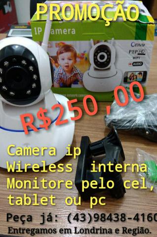 Câmera IP wireless em promoção