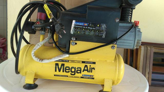 Compressor de AR - MegaAir (115 psi/6 litros)