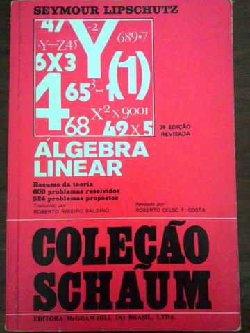 Livro Álgebra Linear Seymour Lipschutz