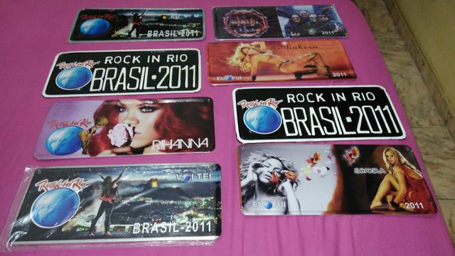 Placas ROCK IN RIO 