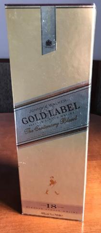 Whiskey Johnnie Walker Gold Label 18 Anos