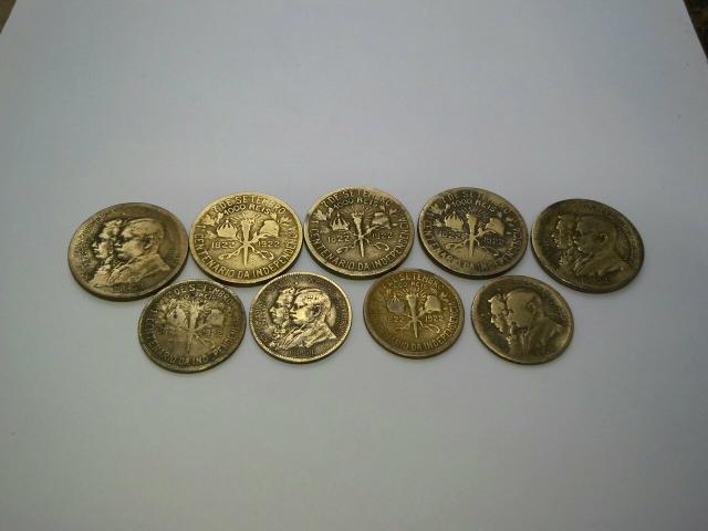 Lote de moedas comemorativas do Centenário da