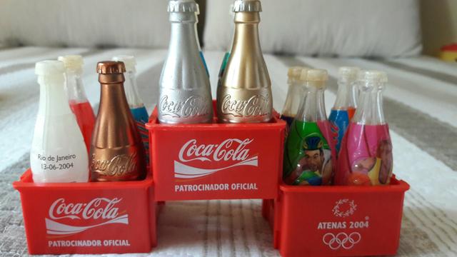 Coleção Garrafinhas Coca Cola olimpíadas de Atenas 