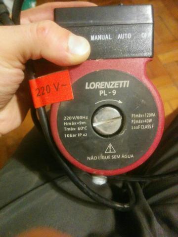 Pressurizador Lorenzetti PLV