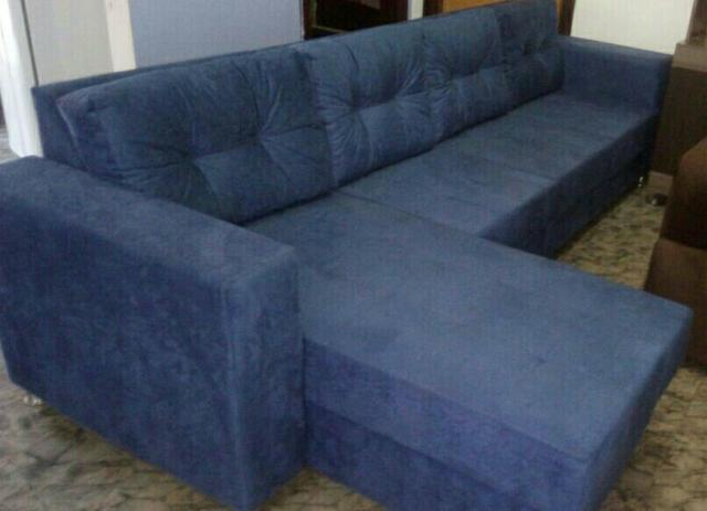 Sofa grande cheise com almofadas lindas