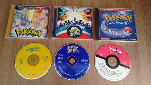 3 CDs Pokémon