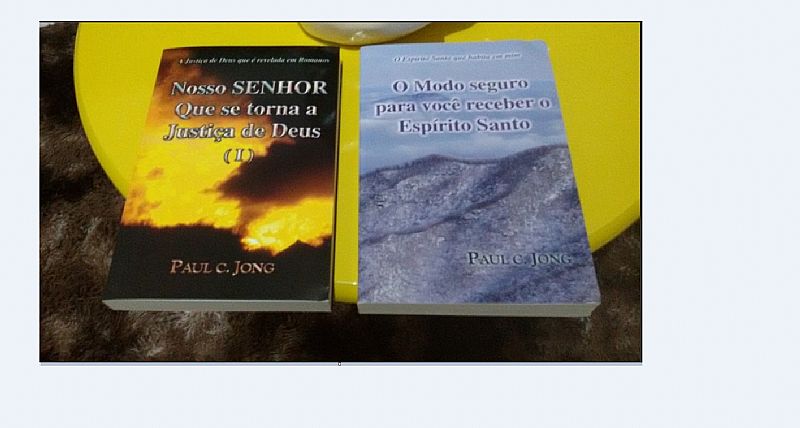 Doacao de dois livros evangelicos