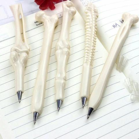 Kit com 5 canetas em formato de ossos- Arapongas